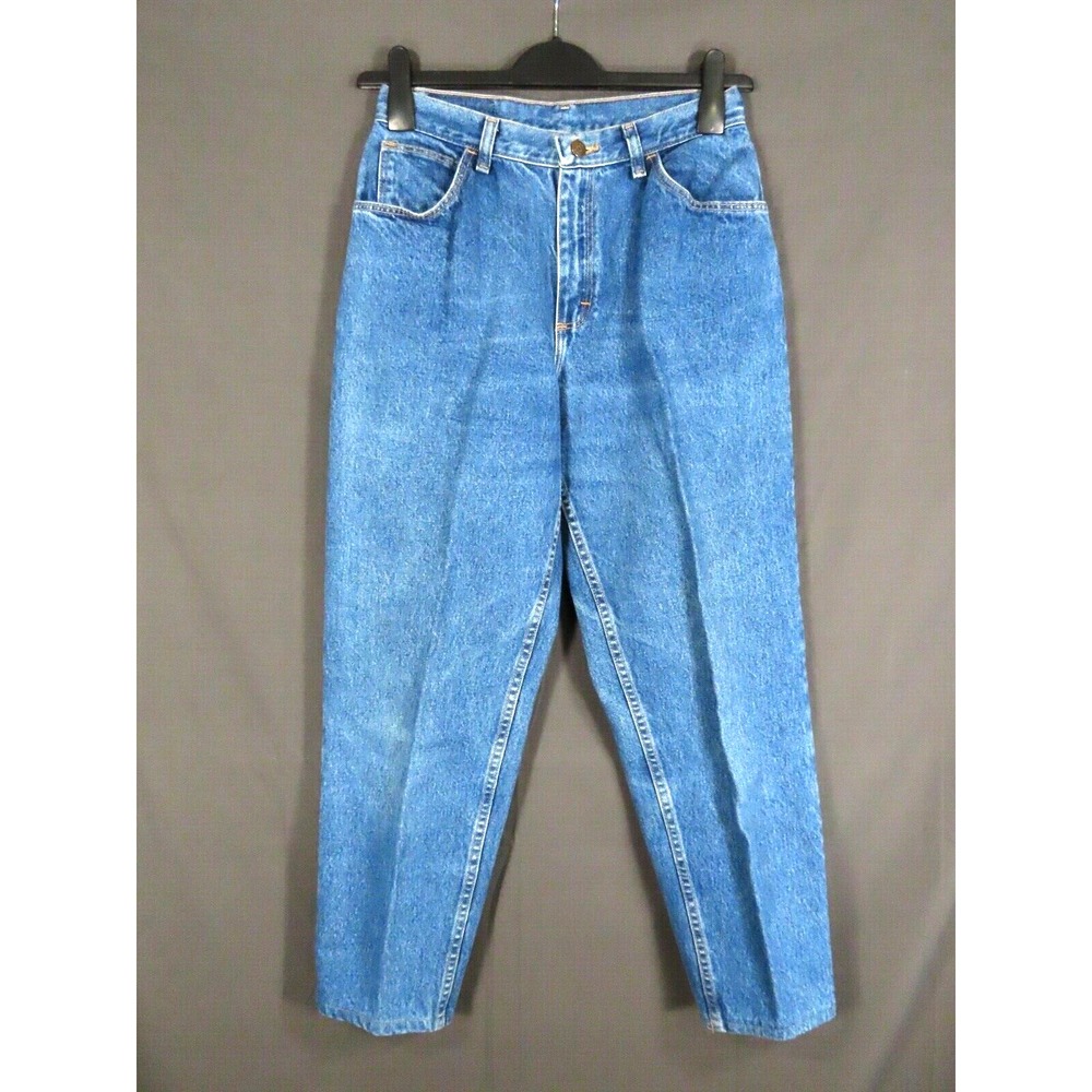 VTG GITANO High Rise RELAXED FIT JEANS Stonewashed HEAVY COTTON Tapered Leg 12-P